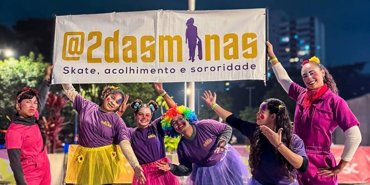 Featured main: Associação das Minas oferece aulas gratuitas de skate e promove inclusão social no ABC e em Heliópolis