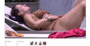 BBB 17: Ieda, 70 anos, usa biquíni na casa e internet elogia