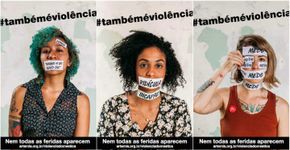 Campanha denuncia violências silenciosas contra as mulheres