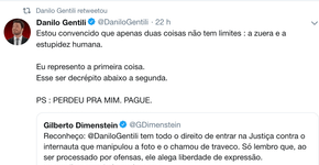 Por que Danilo Gentili me chama de decrépito, burro e estúpido