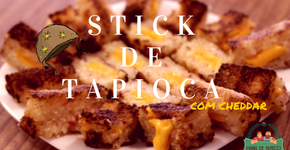 Petisco: stick de tapioca com bacon