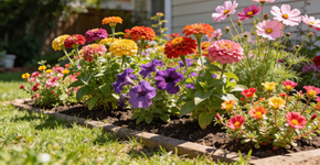8 flores fáceis de plantar e de crescimento rápido para o seu jardim da frente