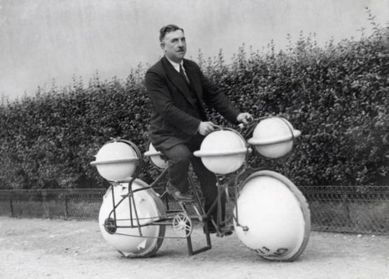 Bicicleta um tanto quanto ambiciosa