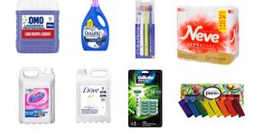 Foto: (OMO, Vanish, Downy, Dove, Gillete, Curaprox, Neve, Phebo - Divulgação)