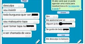 Mulher denuncia assédio por Whatsapp após visita de instalador