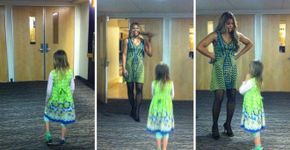 Menina trans de 7 anos conhece a atriz Laverne Cox