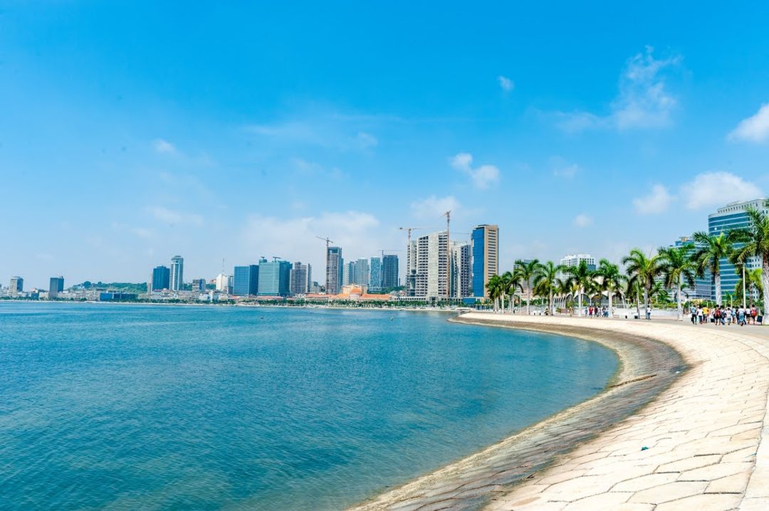 Skyline de Luanda, capital da Angola