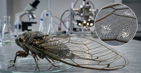 Parece um inseto comum, mas cientistas estão estudando as asas da cigarra-imperatriz porque seus nanopilares podem abrir caminho para sensores de última geração