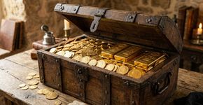 É muito raro ver tanto ouro em um só lugar: barras de ouro e quase 1.000 moedas estão sendo leiloadas na França, com um valor total superior a 2 milhões