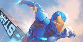Heróis da Marvel ficam azuis contra o câncer