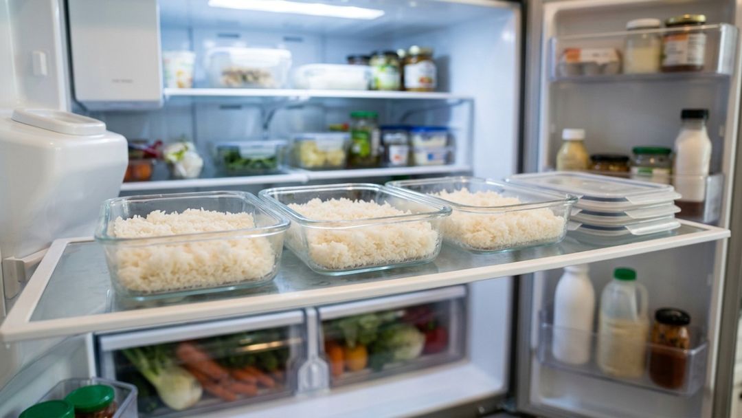 O resfriamento rápido em recipientes rasos impede a produção de toxinas bacterianas nas sobras.