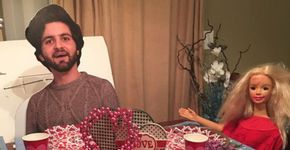 Filho que foi morar fora manda foto em tamanho real para mãe matar a saudade