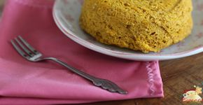 Bolo de abóbora low carb: faça no microondas