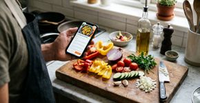 Os especialistas concordam: mexer no celular enquanto cozinha é um dos hábitos que mais espalham bactérias, e elas sobrevivem mais de 24 horas na tela
