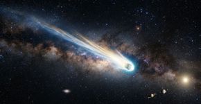 Um cometa interestelar real entrou no Sistema Solar, e o burburinho nas redes sociais foi tão intenso que até a inteligência artificial começou a gerar dados sobre alienígenas e trajetórias impossíveis
