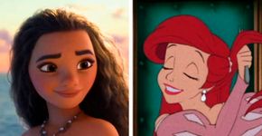 Fã aponta que ‘Moana’ é ‘A Pequena Sereia’ ao contrário