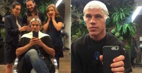 José Loreto muda visual e fica platinado para nova série da Globo