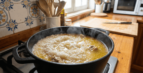 Pare de cozinhar arroz branco apenas com água: Especialistas em culinária recomendam substituí-lo por um único ingrediente para um resultado incrível: saboroso e cheio de nuances