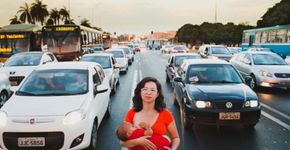 ‘Mamaço no Espaço’: fotógrafos registram mães amamentando em locais públicos
