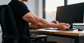 Passa o dia no computador? Seus antebraços precisam disso agora