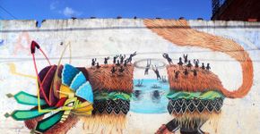 Cores, mitos e referências à cultura mexicana se misturam na arte de Curiot