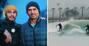 Kelly Slater surfa na onda da sustentabilidade