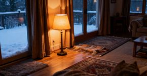 Abaixe as persianas e feche as cortinas em casa às 17h30
