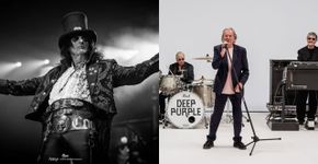 Foto: (Reprodução, da esquerda para a direita / Instagram @alicecooper, crédito: @marc_blessing_photography / Instagram @deeppurple_official, crédito: Timo Jäger)