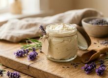 Featured side: Hidratante caseiro de manteiga de karité e lavanda: receita fácil e reparadora para pele muito seca