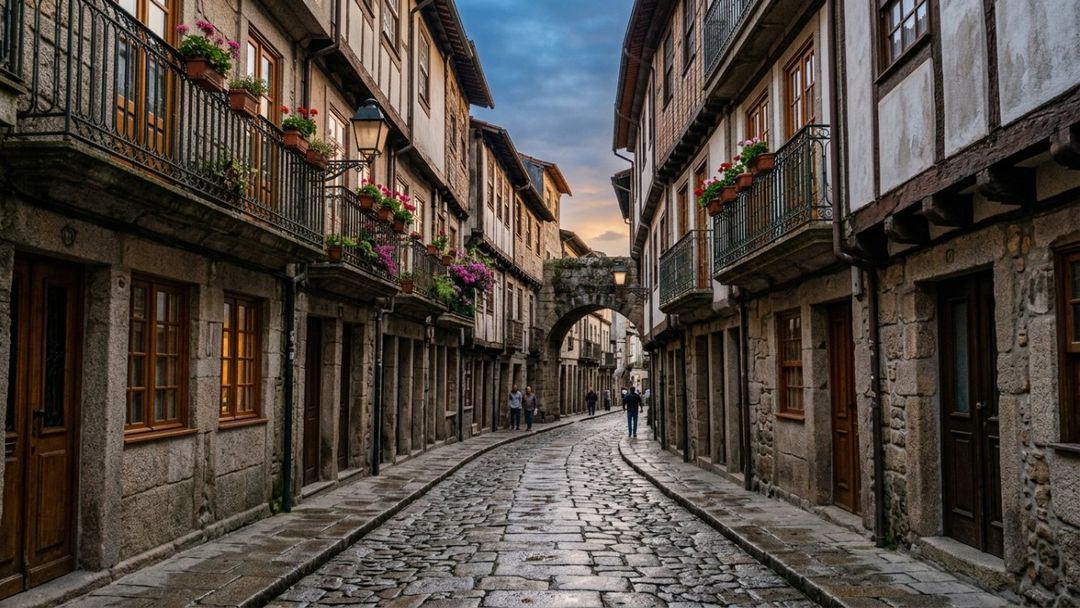 O núcleo medieval e o imponente castelo consolidaram o território como um polo de soberania e comércio.