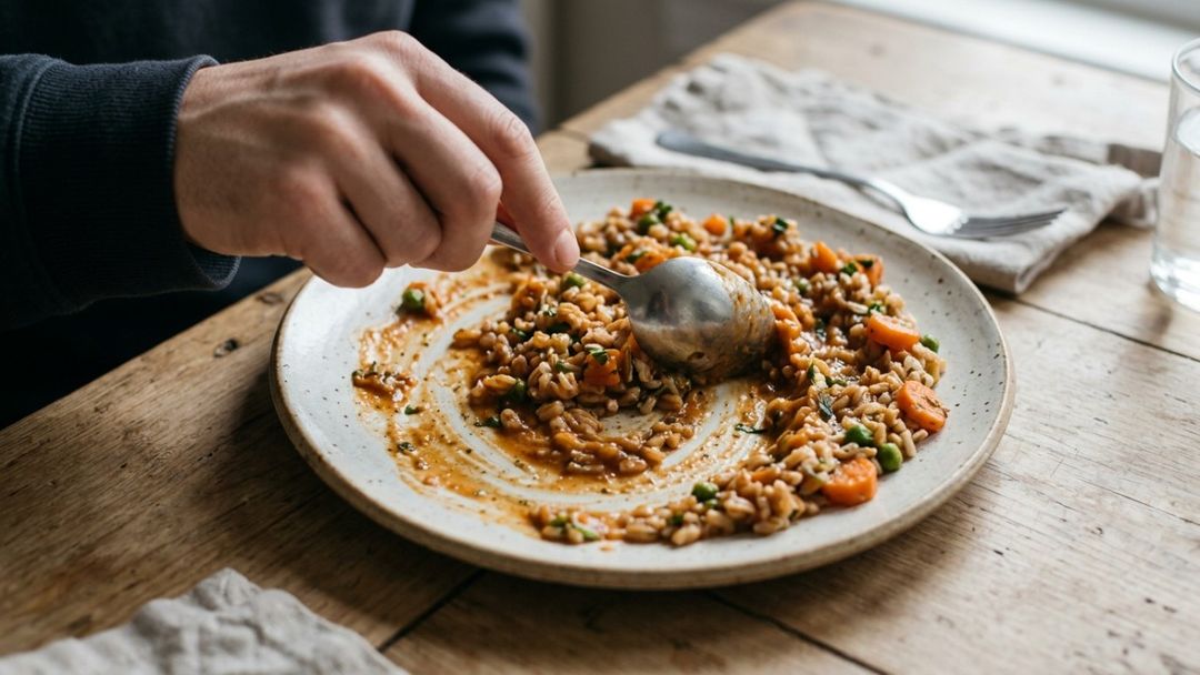 Pausar e misturar a comida evita a proliferação de micro-organismos nocivos.