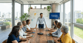 Por que nunca se deve cruzar os braços durante a reunião de trabalho