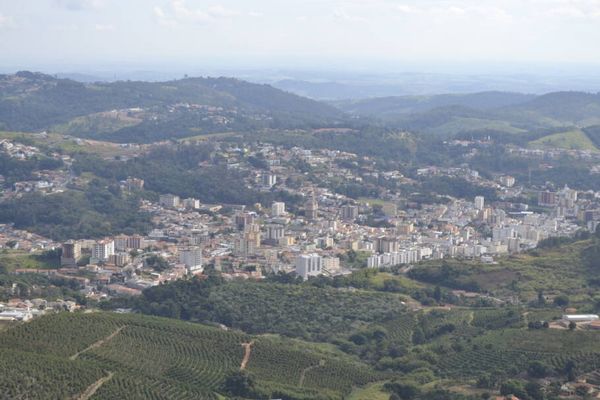 Vista de Serra Negra do Mirante do Alto da Serra