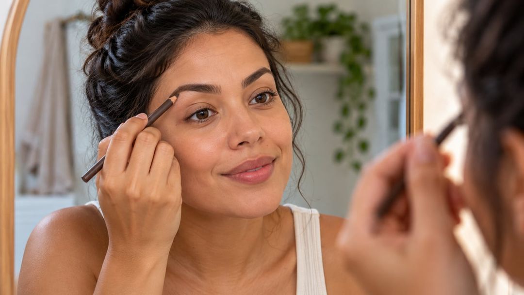 Forma natural das sobrancelhas ajuda a suavizar a expressão facial.