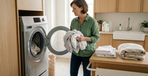 Antes de colocar a roupa de cama na máquina, este detalhe pode evitar um problema comum