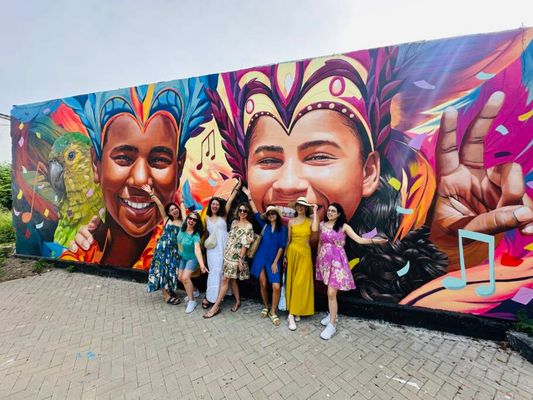 San Nicolas foi transformada com arte de rua e virou centro cultural de Aruba
