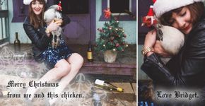 Cartões de Natal de mulher ‘solitária’ fazem sucesso na internet