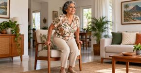 Os treinadores concordam: “Aos 60, em vez de caminhar 20 minutos, é muito mais eficiente fazer exercícios como agachamentos com cadeira ou flexões na bancada da cozinha.”
