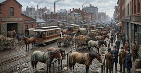 Uma epidemia atingiu os cavalos em 1872 e mostrou que bastava esses animais pararem de trabalhar para cidades inteiras praticamente paralisarem