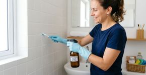 Esqueça o cloro: veja como deixar seus azulejos brilhando novamente em três passos