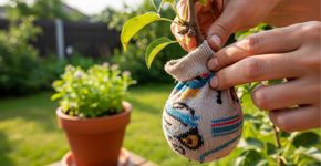 Não jogue fora meias velhas! Elas podem ser úteis no seu jardim ou na sua horta