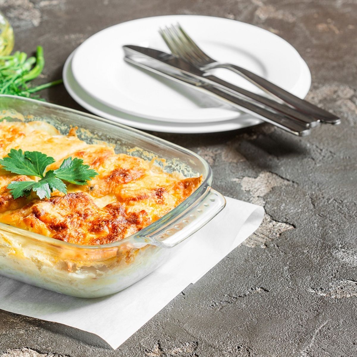 Batata gratinada com bacon: uma explosão de sabores