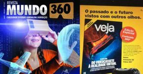 Veja diz que fez a 1ª revista com realidade virtual, mas não fez