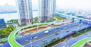 China inaugura a primeira ciclovia elevada do país