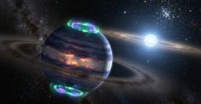 Astrônomos detectaram pela primeira vez sinais de rádio provenientes de um exoplaneta a 63,4 anos-luz da Terra