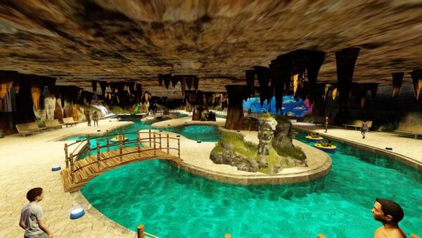 Rio lento foi inspirado nos cenotes mexicanos da região de Cancún