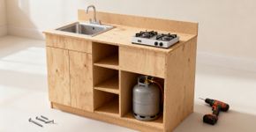 Como fazer uma bancada de cozinha gastando pouco