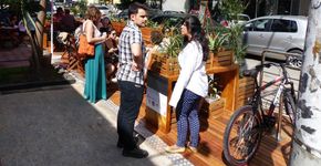 BH ganha seu primeiro parklet na Savassi