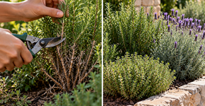 Cortes muito severos podem deixar ervas lenhosas com rebrote lento ou irregular. Entenda por que preservar brotos verdes ajuda na recuperação da planta