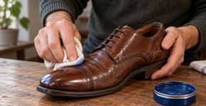 Os especialistas concordam: “O creme Nivea de lata azul é uma mão na roda para deixar os sapatos velhos como novos.”